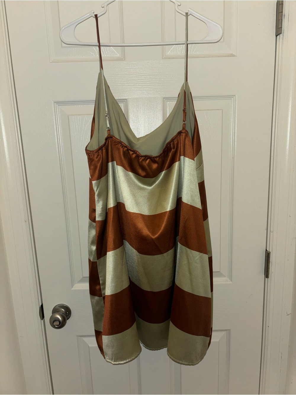 Spilled Latte Satin DRESS ONLY (no duster) - Picture 5 of 7